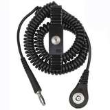 Jewel® MagSnap Expandable Adjustable Onyx Metal Wrist Strap with 4mm Snap and 6' Coil Cord redirect to product page